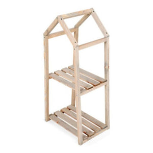 No brand plantenrek met 2 lagen 76 cm naturel | 2 stuks