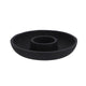 No brand kaarsenhouder aluminium black 13.5x13.5x2.5cm | 2 stuks