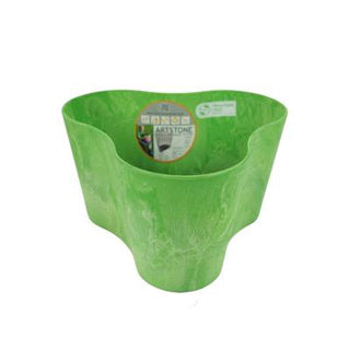No brand artstone pot claire 26 cm groen | 2 stuks