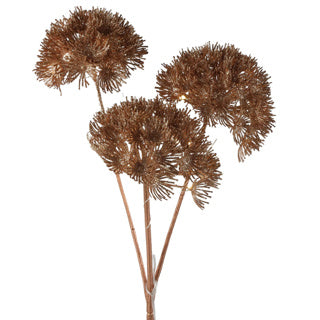 Load image into Gallery viewer, No brand kunst bloem heracleum countryfield led koper 80 cm
