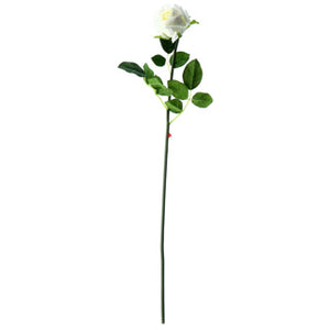 No brand kunstbloem rozentak creme 56 cm | 6 stuks