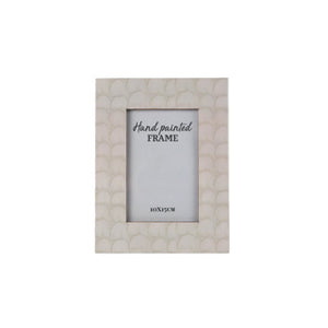 No brand fotolijst masie (10x15) hout emaille 16x21,5x1cm | 2 stuks