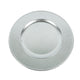 No brand decoratieschaal migros zilver onderbord 33cm kunststof | 6 stuks