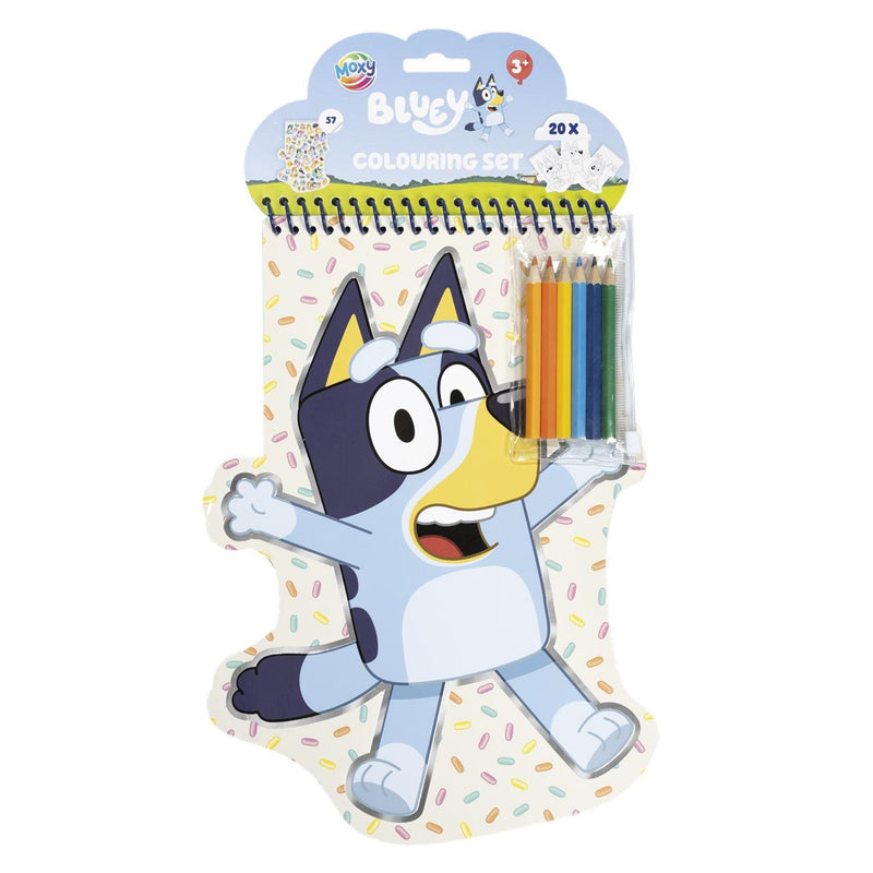 Load image into Gallery viewer, Moxy bluey vormen kleurblok, 20 vellen
