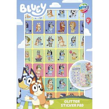 Moxy blueygabby glitter sticker boek a5, 8 vellen
