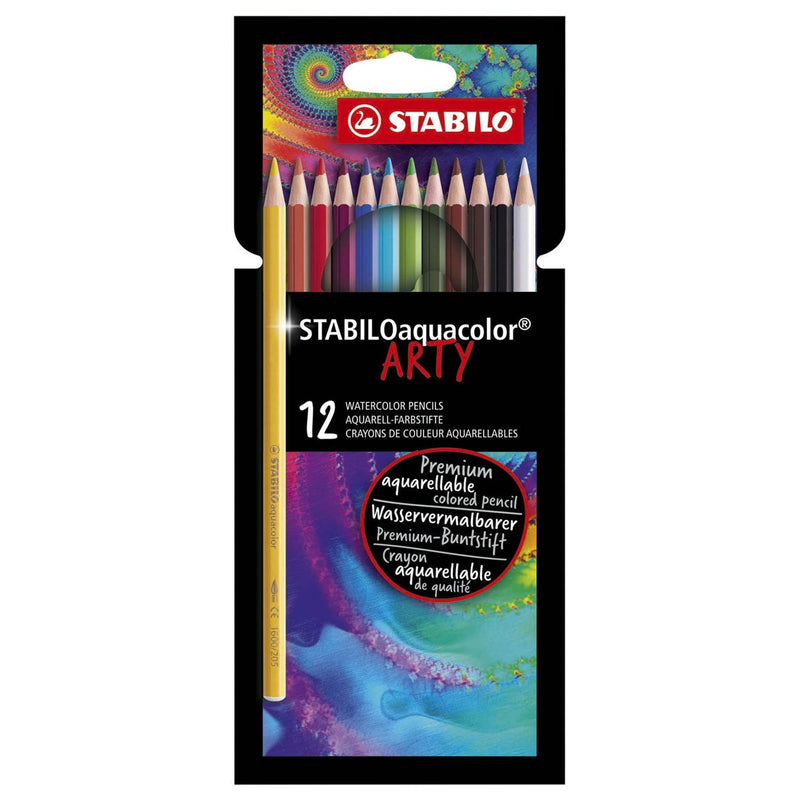 Load image into Gallery viewer, Abi stlo aquacolor potloden 12 kleuren
