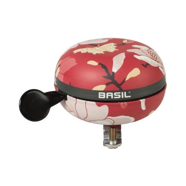 Load image into Gallery viewer, Basil Magnolia - fietsbel - 80 mm poppy red
