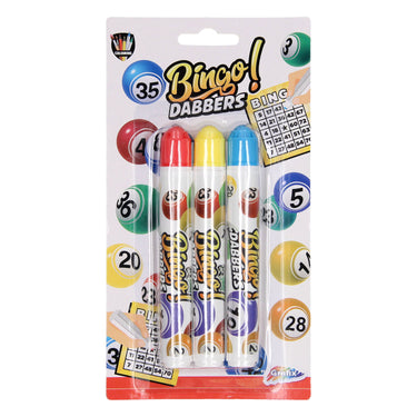 Grafix 3 bingo dabbers op kaart