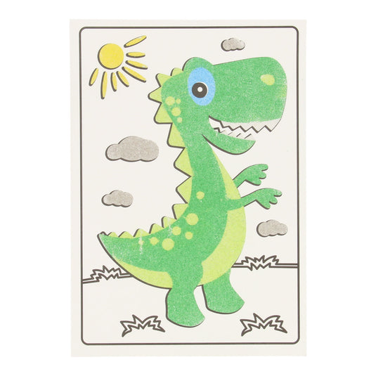 Creative craft group knutselset zandkunst - dino