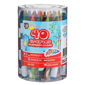 Creative craft group waskrijtjes, 40dlg.