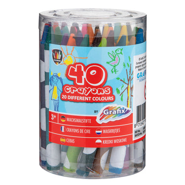 Creative craft group waskrijtjes, 40dlg.