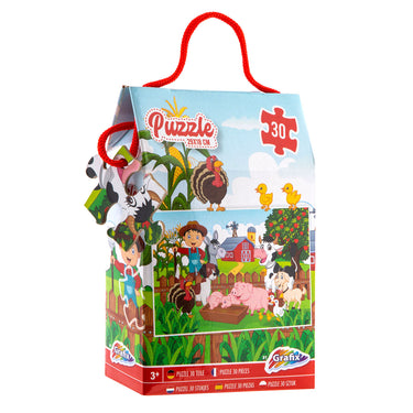 Creative craft group puzzel boerderij, 30st.