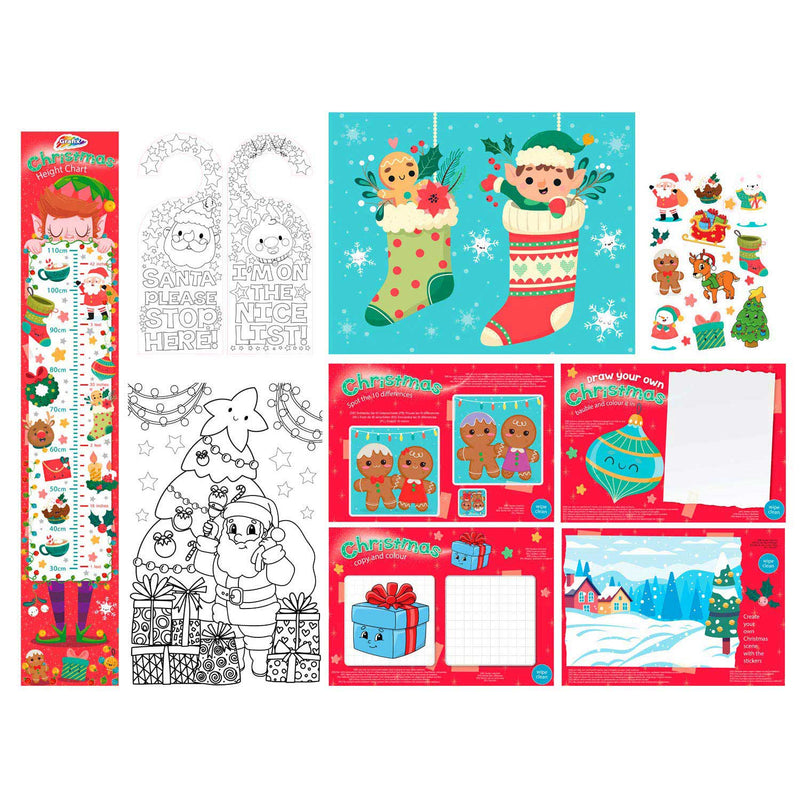 Load image into Gallery viewer, Grafix xmas draagbare knutselset kerst

