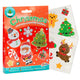 Creative craft group xmas diamond painting stickers, 12st.