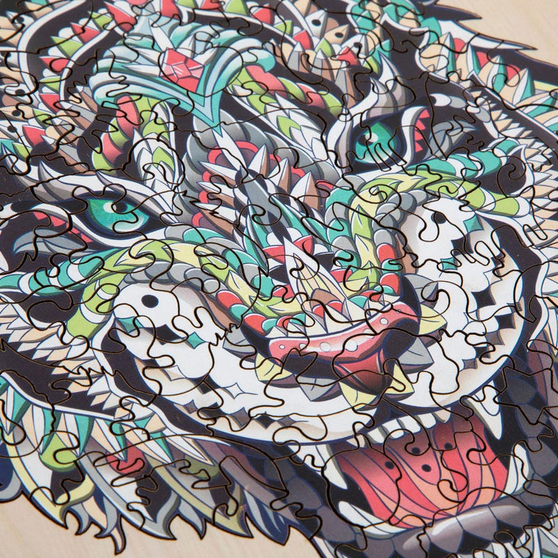 Load image into Gallery viewer, Creative craft group unieke houten puzzel tijger, 130st.
