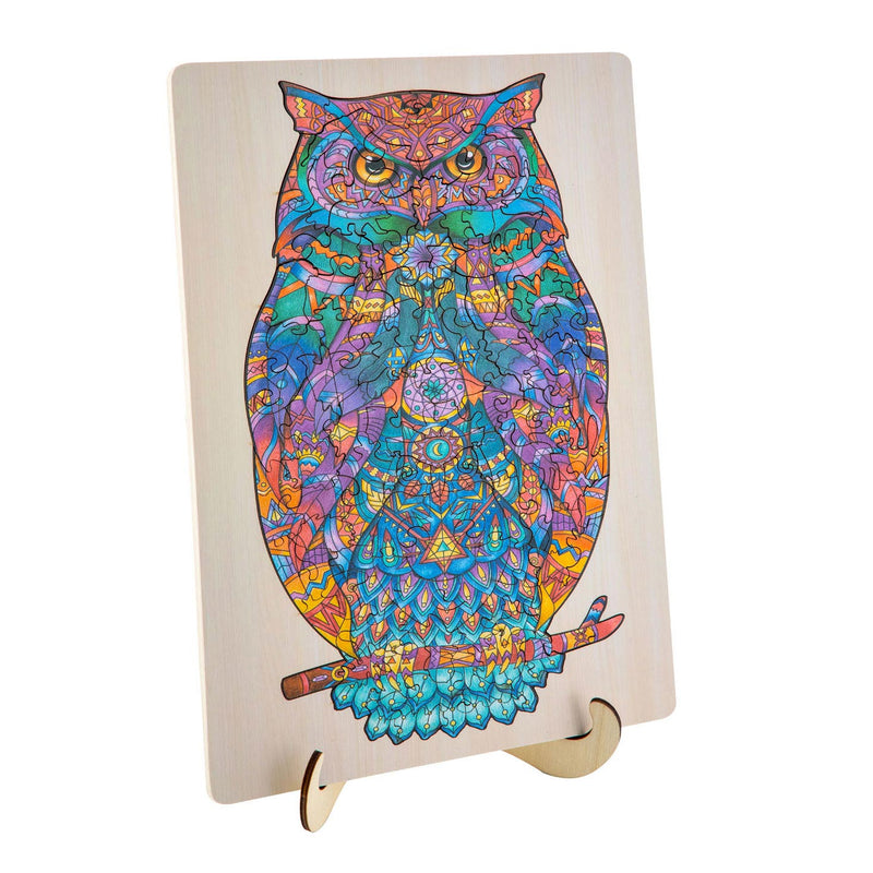 Load image into Gallery viewer, Creative Craft Group Unieke Houten Puzzel Uil, 130st.
