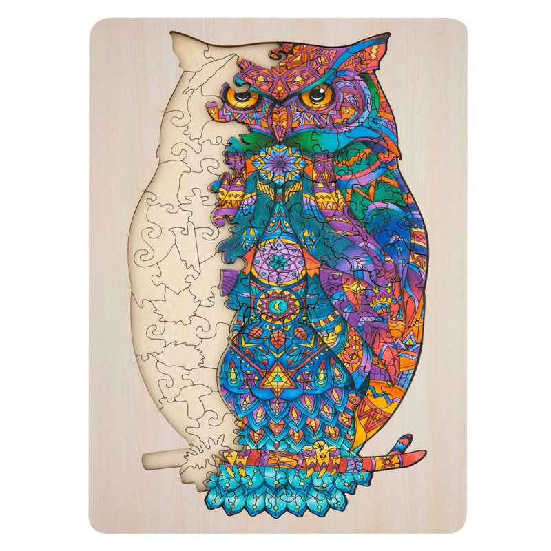 Load image into Gallery viewer, Creative Craft Group Unieke Houten Puzzel Uil, 130st.

