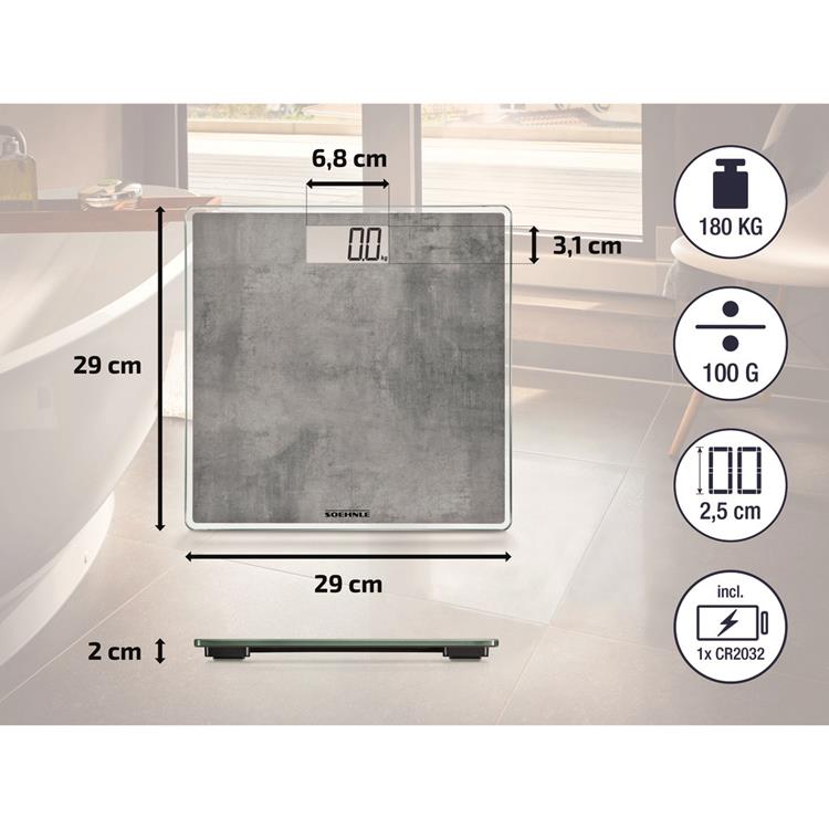 Load image into Gallery viewer, Leifheit 1068854 - psd style sense compact 300 beton | 1 stuks
