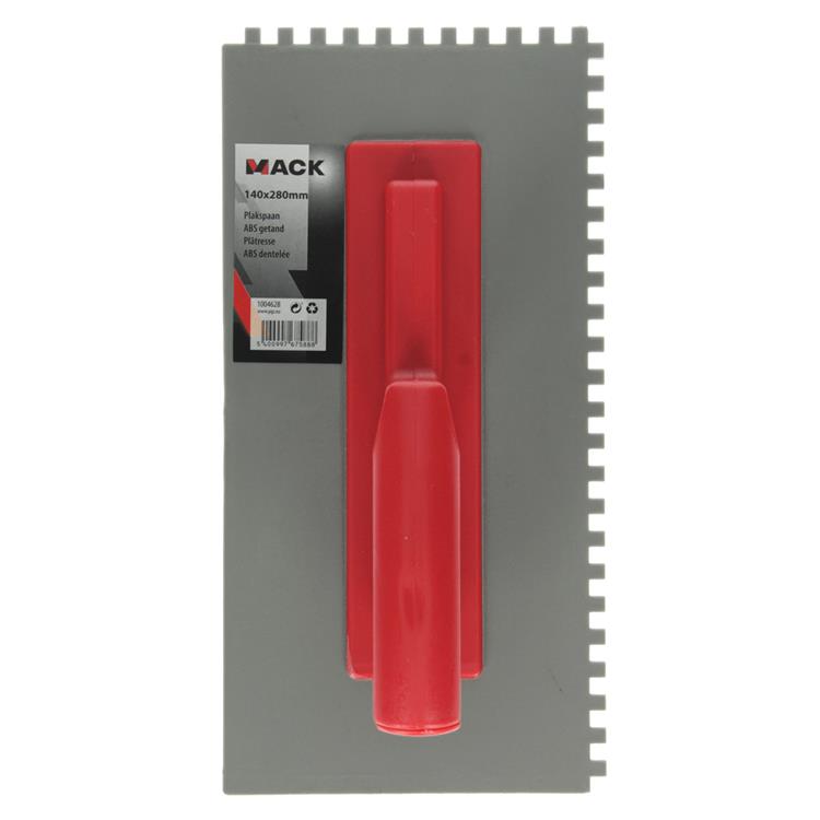 Load image into Gallery viewer, Mack 1004628 - plastieken plakspaan 140x280mm getand | 3 stuks
