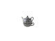 Cosy trendy tea for one ã˜11,5xh14cm zwart wit
