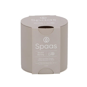 Spaas glow geurkaars 35u - mindful morning | 3 stuks