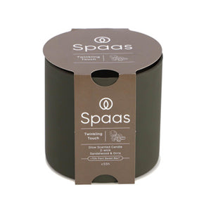 Spaas glow geurkaars 2-wiek 55u - twinkling touch | 3 stuks
