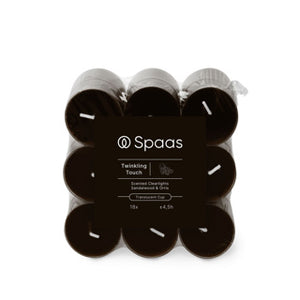 Spaas geurende clearlights blokverpakking x18 4,5u - twinkling touch | 4 stuks