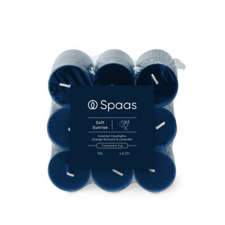 Load image into Gallery viewer, Spaas geurende clearlights blokverpakking x18 4,5u - soft sunrise | 4 stuks
