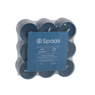 Load image into Gallery viewer, Spaas geurende clearlights blokverpakking x18 4,5u - soft sunrise | 4 stuks
