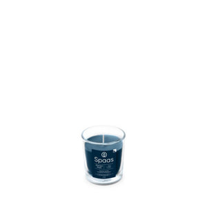 Spaas geurkaars glass 25u - midnight magic | 6 stuks