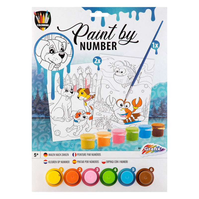 Load image into Gallery viewer, Grafix schilderen op nummer - dieren
