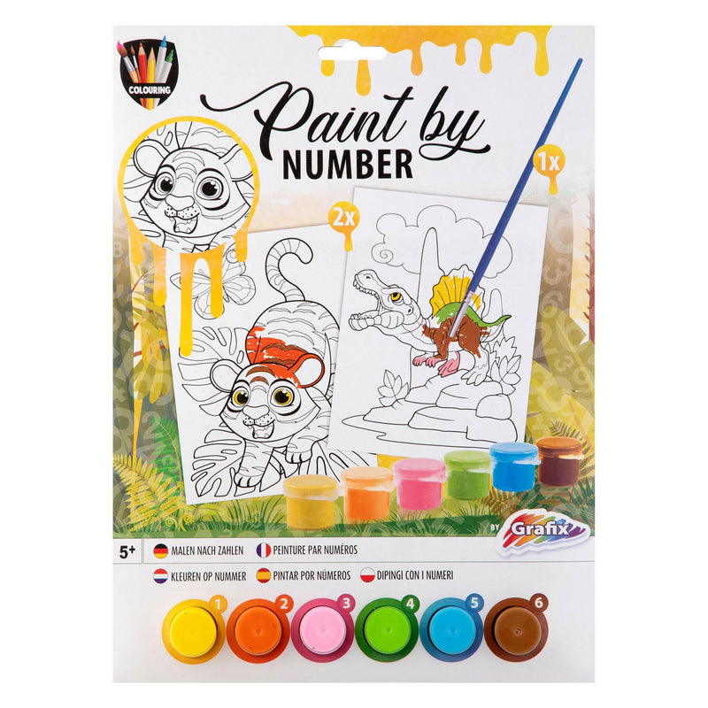 Load image into Gallery viewer, Grafix schilderen op nummer - dieren
