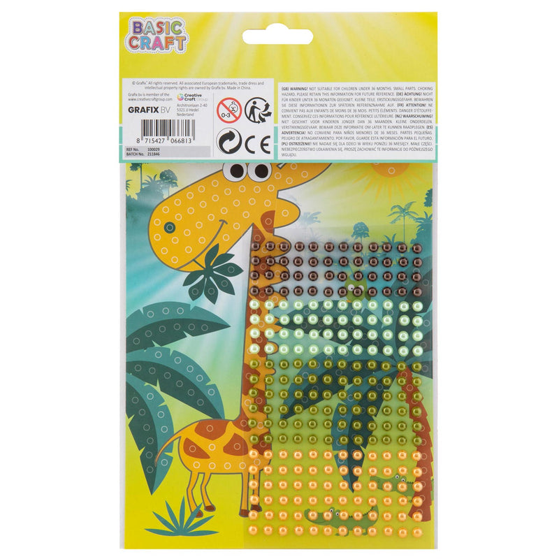Load image into Gallery viewer, Grafix Knutselset Bead Art Giraffe
