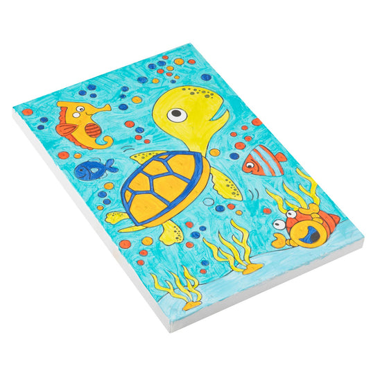 Creative craft group schilderen op nummer - schildpad