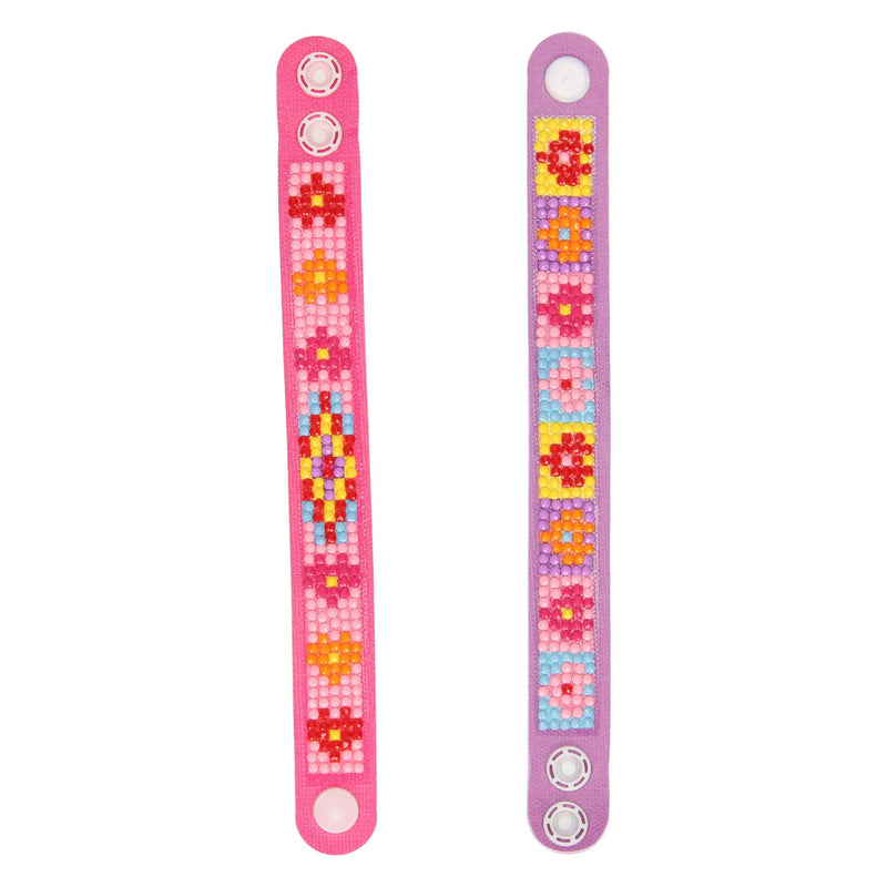 Load image into Gallery viewer, Grafix diamond painting armbanden roze, 2st.
