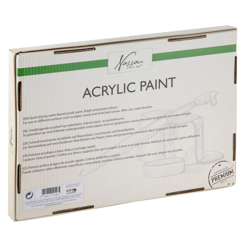 Load image into Gallery viewer, Nassau fine art nassau acrylverf basis en pastelkleuren, 24x22ml
