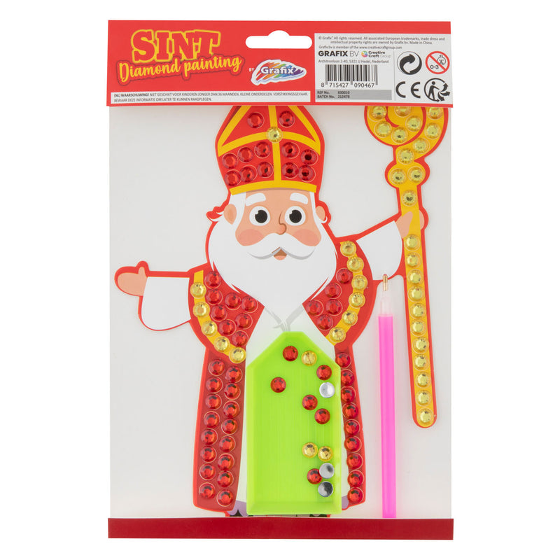 Load image into Gallery viewer, Grafix sinterklaas mozaiek diamond painting - xl stenen
