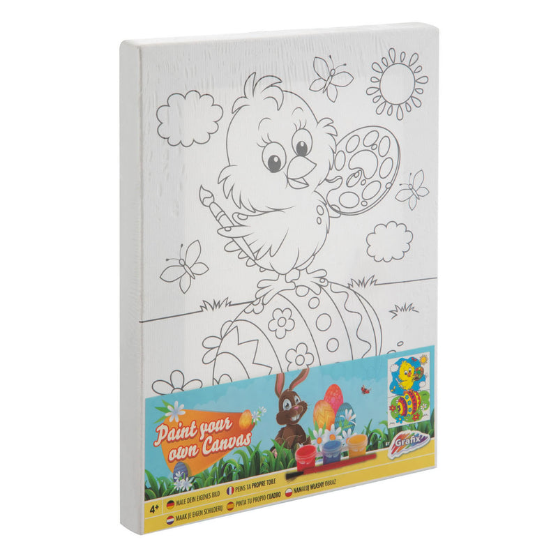Load image into Gallery viewer, Creative craft group maak je eigen canvas schilderij pasen
