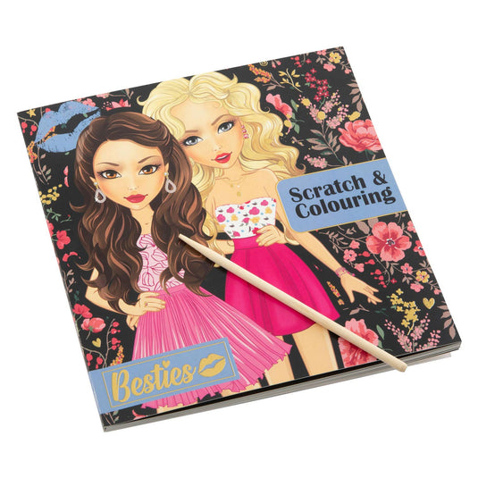 Besties grafix kras en kleurboek 12 blz