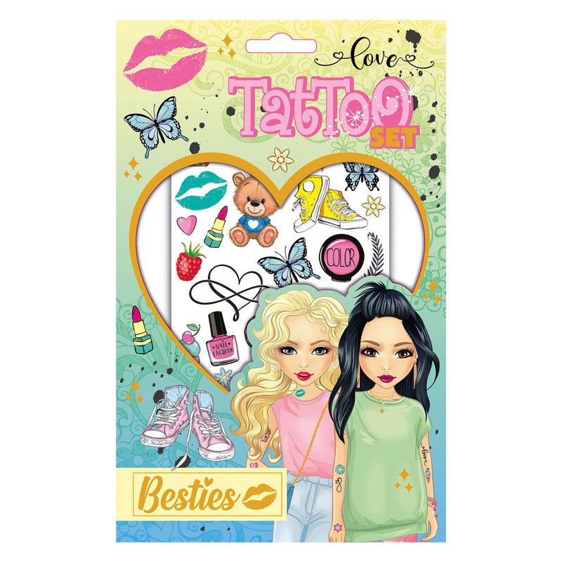 Load image into Gallery viewer, Besties tattoo set
