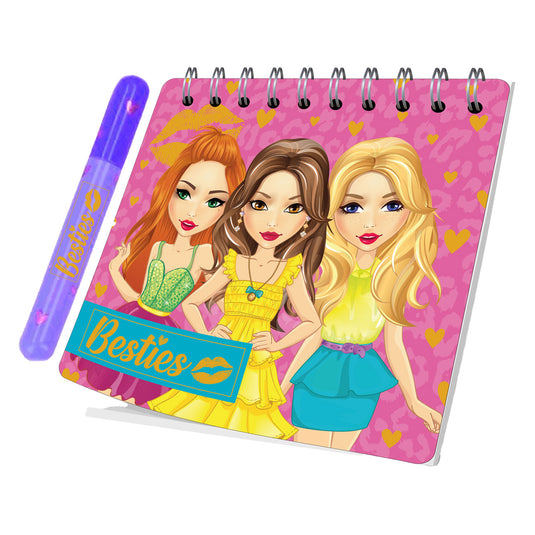 Besties mini notitieboek met pen
