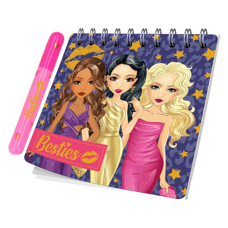 Load image into Gallery viewer, Besties mini notitieboek met pen
