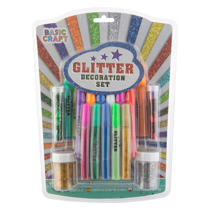 Load image into Gallery viewer, Creative Craft Group Glitter Decoratieset, 17dlg.
