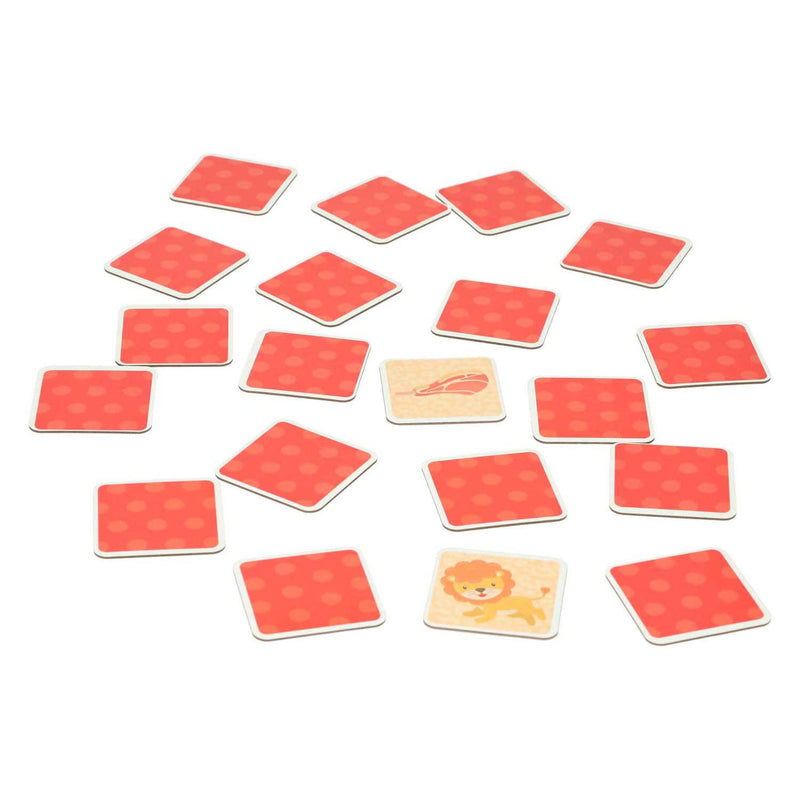 Load image into Gallery viewer, Lobbes memo spel - dier eten
