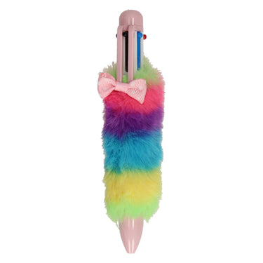 Grafix meerkleurenpen fluffy regenboog