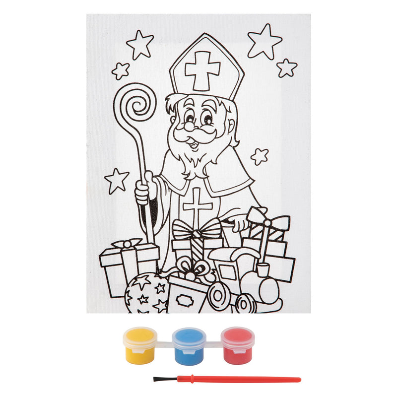 Load image into Gallery viewer, Grafix canvas schilderij sinterklaas
