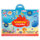 Creative craft group raamstickers met 2 sticker scenes - onderwaterwereld, 100st.