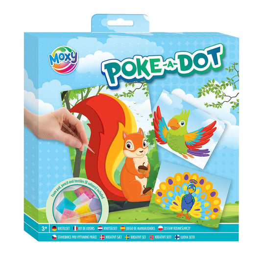 Creative craft group poke-a-dot knutselset - dieren