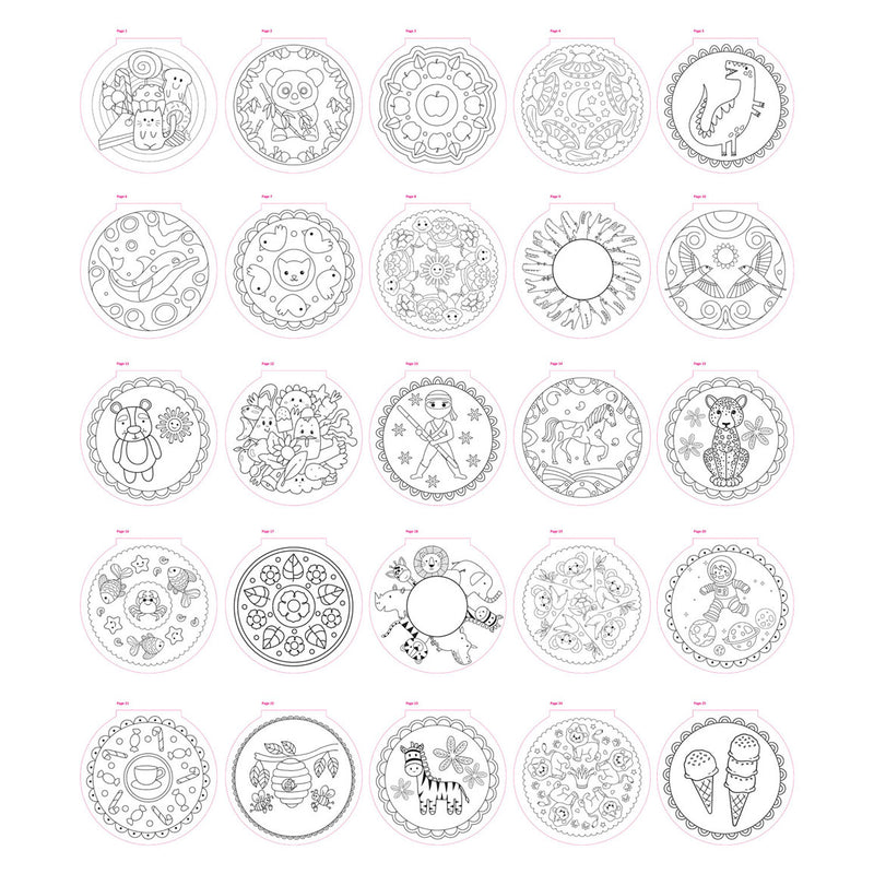 Load image into Gallery viewer, Creative craft group mandala kleurboek, 25 kleurplaten
