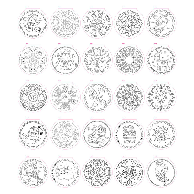 Load image into Gallery viewer, Creative craft group mandala kleurboek, 25 kleurplaten
